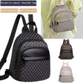 Elegant Multi-Color Patterned Mini Backpack Adjustable-Strap Lightweight for Daily Outings Casual Stylish Functional Bag