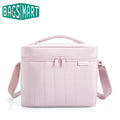 BAGSMART Lunch Box for Women Insulated Lunch Bag Cute Puffer Lunch Tote Bags Lightweight Quilted Reusable Cooler for Work School