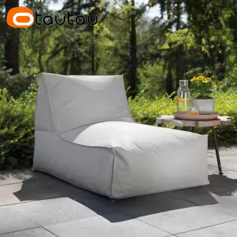 OTAUTAU Outdoor Oxford Bean Bag Cover Swim Pool Float Lounger Beach Club Pouf SF505【No Filler!You Need To Fill It By Yourself!】