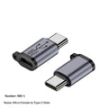 USB To Mini Adapter V3 To Type-C Charging Cable Adapter T-port Micro