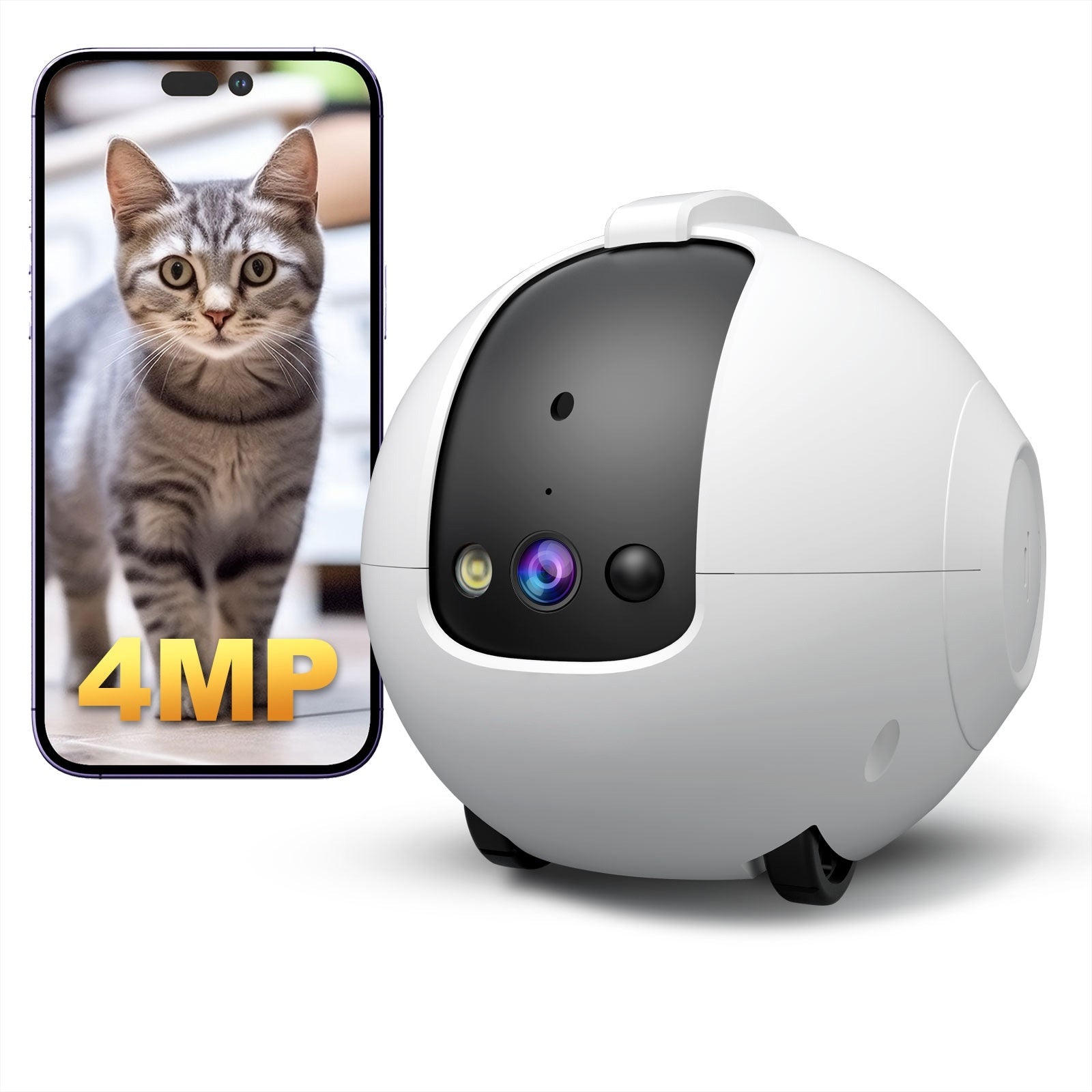Pet AI Smart Interactive Toy And Tumbler Monitor