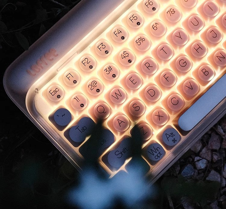 Liquid Foundation Keyboard Wireless Mechanical Bluetooth Three-mode Hot Plug Office 84 Keys