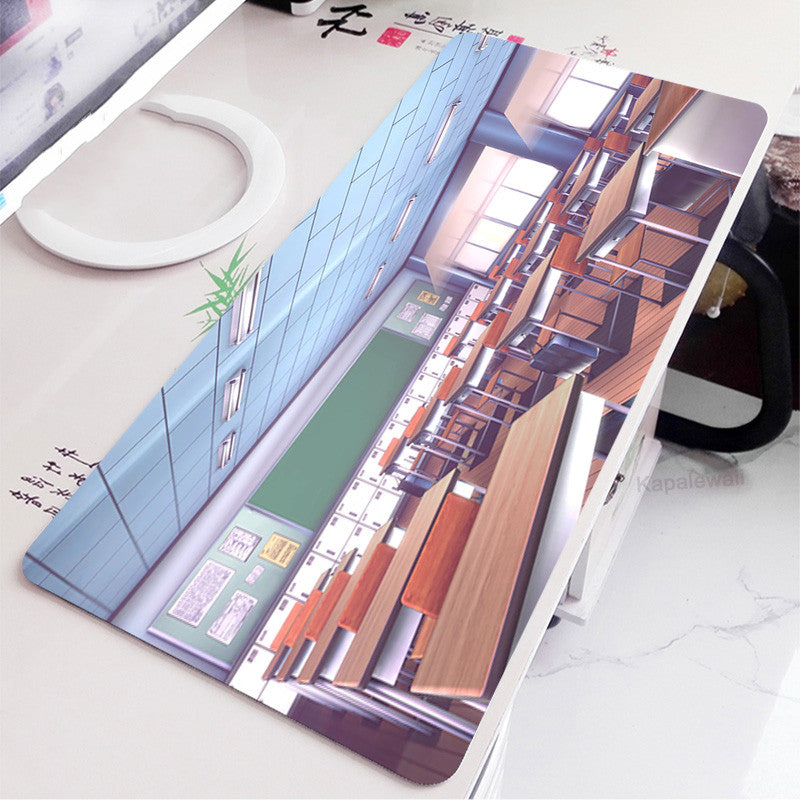 All Black Extra Long Keyboard  Desk  Office Game Pad