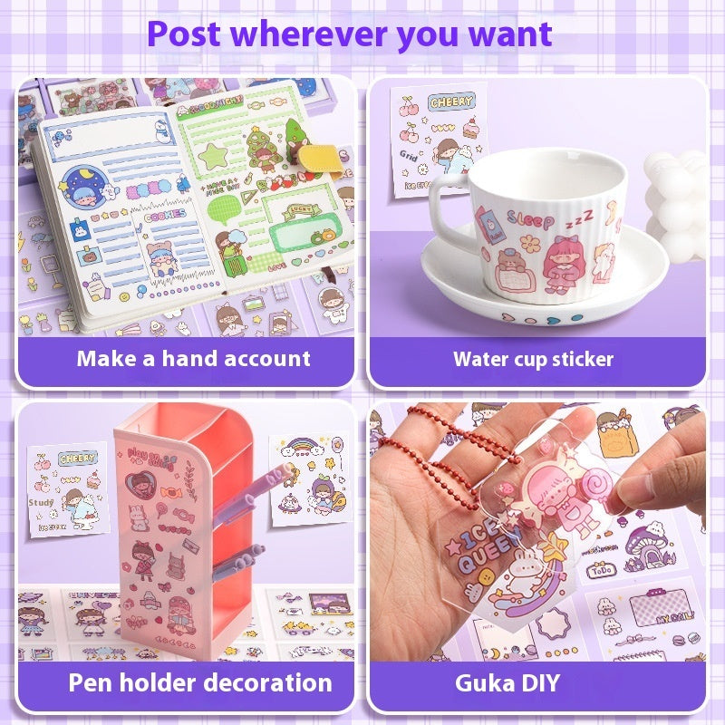 Sticker Goo Card Notebook Post Children's Stickers