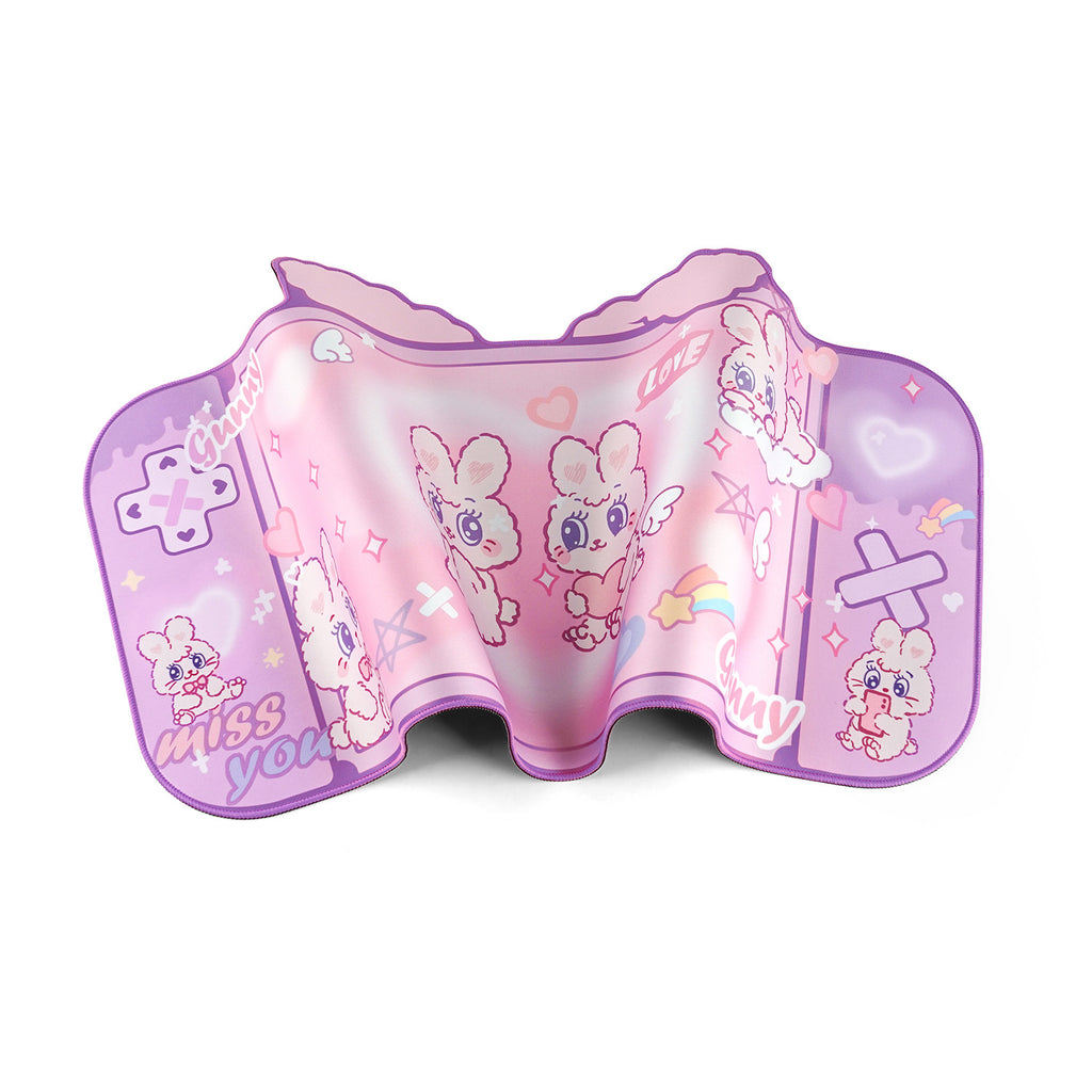 Original Fluffy Rabbit Oversized Mouse Pad Special-shaped Large Table Mat