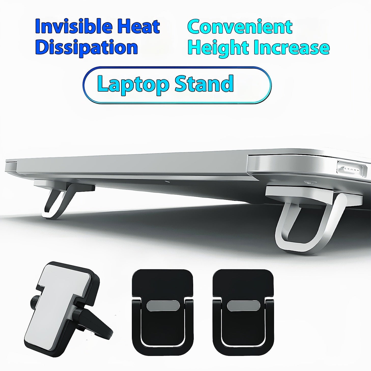Laptop Stand Portable Foot Brace Desktop Heightening Insole